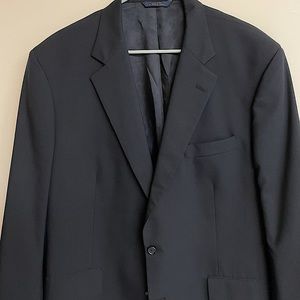 Brooks Brothers 45R Black Suit Jacket